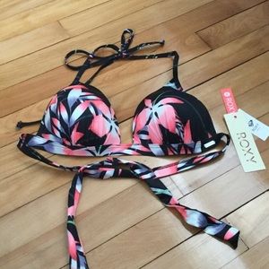 Roxy Blowing Mind Bikini Top XL